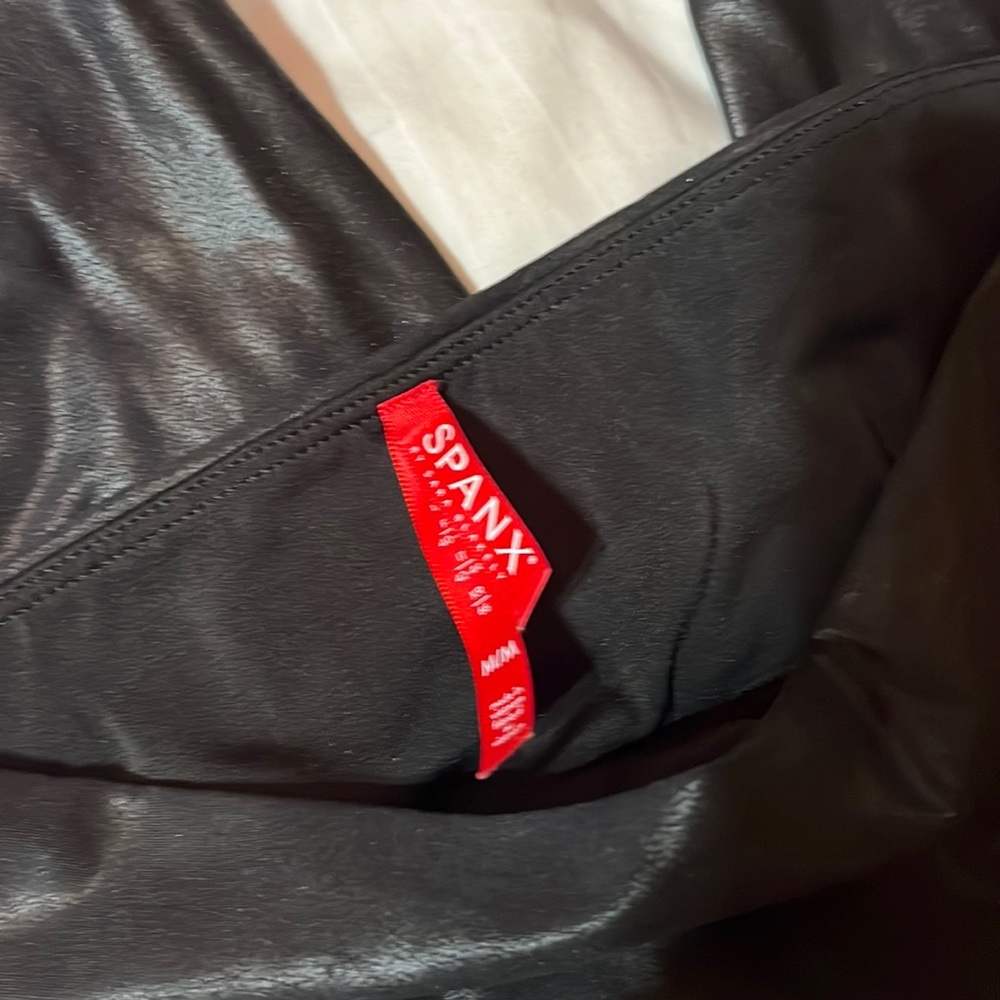 Spanx faux leather leggings